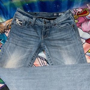 Miss Me boot cut rhinestone jeans ✨